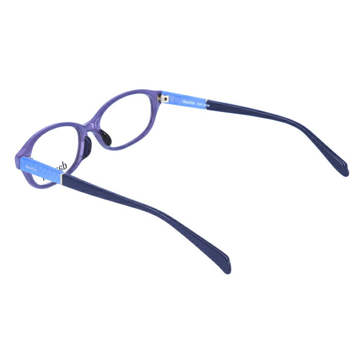 メガネ 眼鏡 度付き 度なし おしゃれ dazzlin ダズリン DZF 2528-4 51サイズ オーバル型 レディース 女性 UVカット 紫外線 ブランド サングラス 伊達 ダテ|老眼鏡・PCレンズ・カラーレンズ・遠近両用対応可能 ラッピング無料