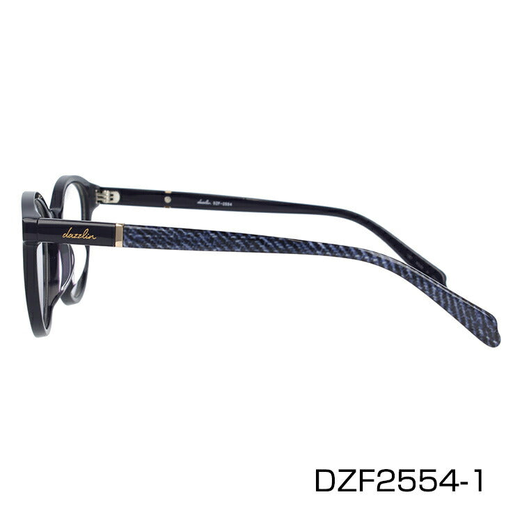 メガネ 眼鏡 おしゃれ dazzlin ダズリン DZF 2554 全4色 49サイズ オーバル型 レディース 女性 UVカット 紫外線 ブランド サングラス 伊達 ダテラッピング無料