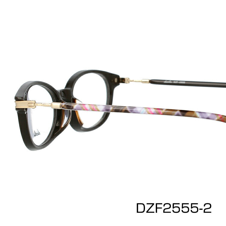 メガネ 眼鏡 おしゃれ dazzlin ダズリン DZF 2555 全4色 50サイズ オーバル型 レディース 女性 UVカット 紫外線 ブランド サングラス 伊達 ダテラッピング無料
