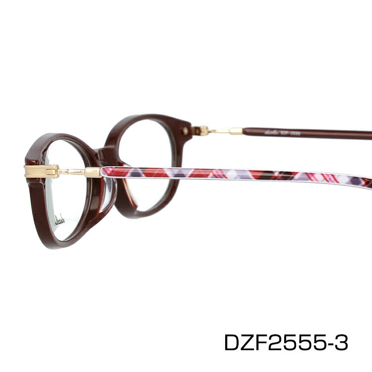 メガネ 眼鏡 おしゃれ dazzlin ダズリン DZF 2555 全4色 50サイズ オーバル型 レディース 女性 UVカット 紫外線 ブランド サングラス 伊達 ダテラッピング無料