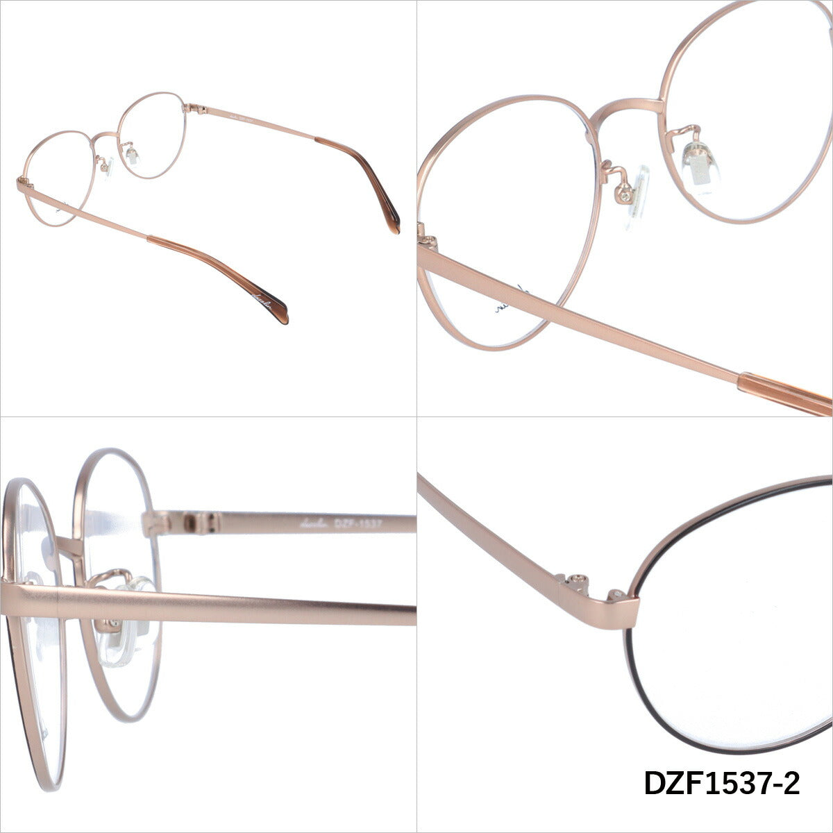 メガネ 眼鏡 度付き 度なし おしゃれ dazzlin ダズリン DZF 1537 全4色 50サイズ ボストン型 レディース 女性 UVカット 紫外線 ブランド サングラス 伊達 ダテ|老眼鏡・PCレンズ・カラーレンズ・遠近両用対応可能 ラッピング無料