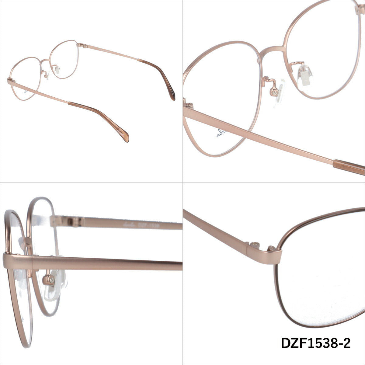 メガネ 眼鏡 度付き 度なし おしゃれ dazzlin ダズリン DZF 1538 全4色 50サイズ スクエア型 レディース 女性 UVカット 紫外線 ブランド サングラス 伊達 ダテ|老眼鏡・PCレンズ・カラーレンズ・遠近両用対応可能 ラッピング無料