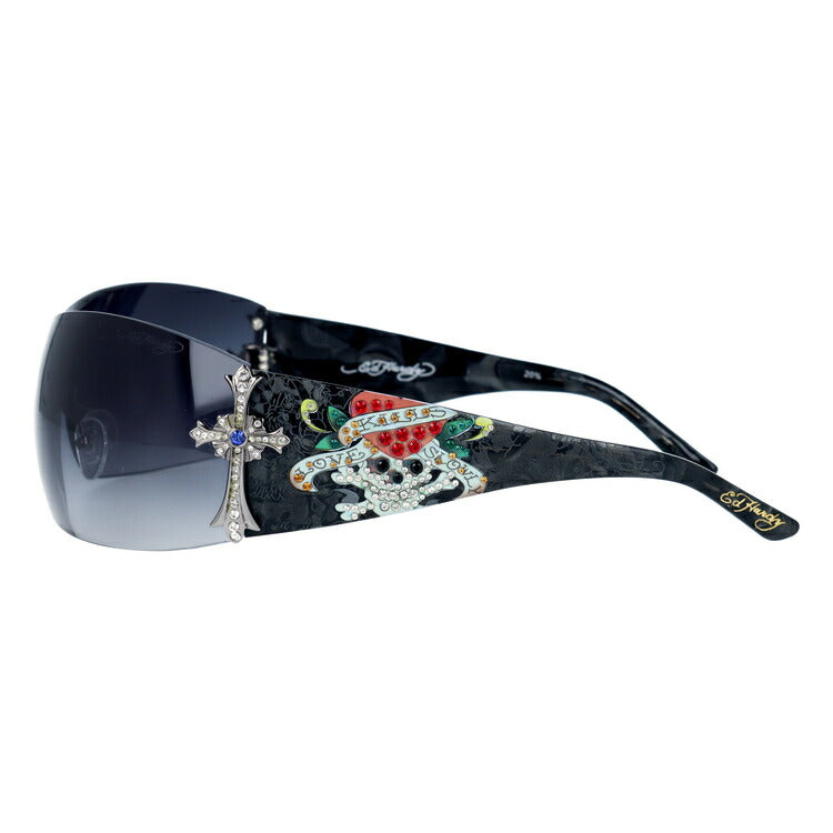 【訳あり】【国内正規品】エドハーディー サングラス Ed Hardy CROSS 186サイズ スクエア型 ユニセックス メンズ レディース