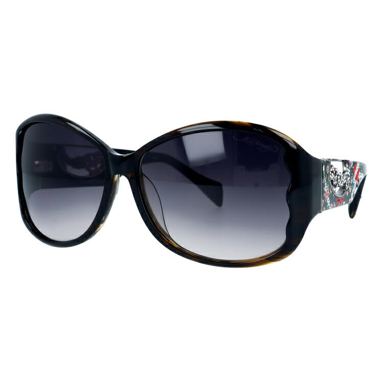 【訳あり】エドハーディー サングラス EdHardy EHA.ROSE DAGGER オリーブ/スモークグラデーション レディース UVカット ラッピング無料