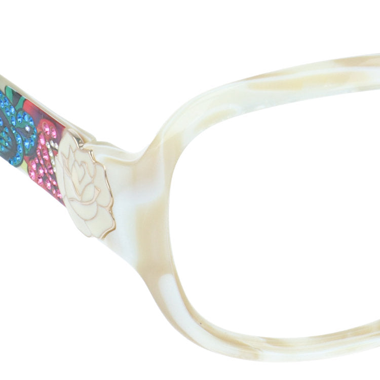 【訳あり・フレームのみ】 エドハーディー アジアンフィット Ed Hardy EHA.BIRD バード 58サイズ バタフライ型 アウトレット品 マーブル模様 ユニセックス メンズ レディース