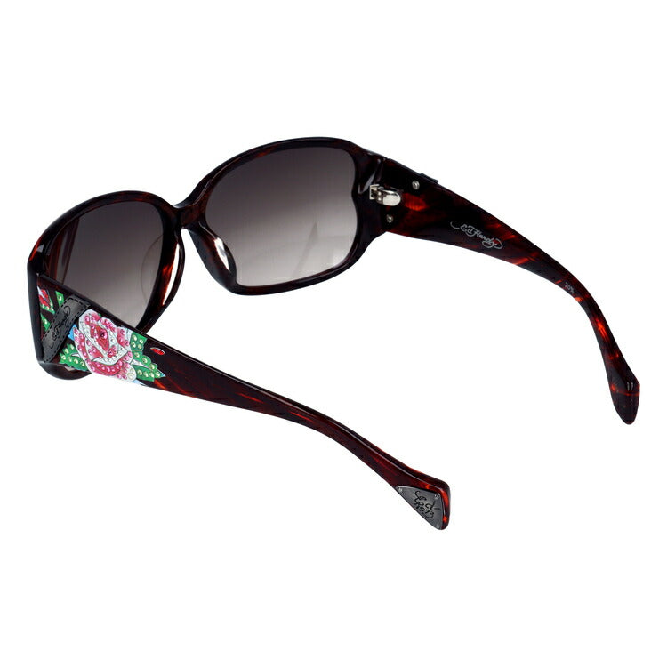 【国内正規品】エドハーディー サングラス アジアンフィット Ed Hardy ROSE 60サイズ スクエア型 ユニセックス メンズ レディース
