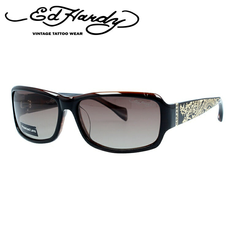 エドハーディー 偏光サングラス EdHardy ダイビング ドラゴン DIVING DRAGON2 BRH 釣り ドライブ メンズ モデル UVカット ラッピング無料