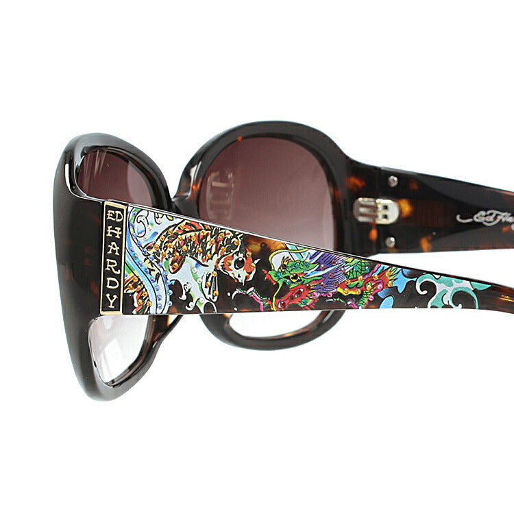 エドハーディー サングラス EdHardy コイレアピン&ドラゴン KOI LEAPING&DRAGON TORTOISE メンズ レディース UVカット メガネ ブランド ギフト ラッピング無料
