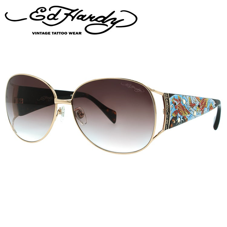 エドハーディー サングラス EdHardy コイフィッシュ KOIFISH ROSE GOLD メンズ レディース UVカット メガネ ブランド ギフト ラッピング無料