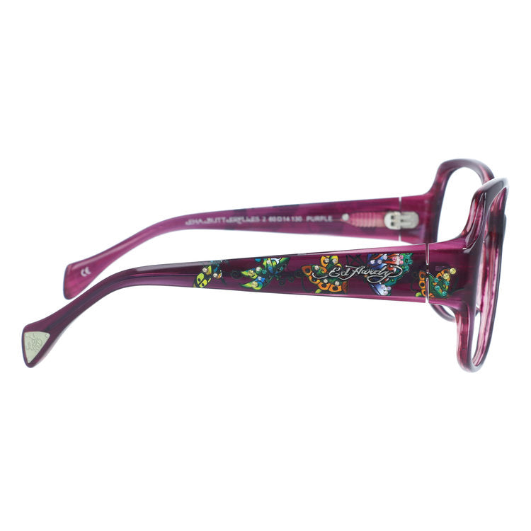 【訳あり・フレームのみ】 エドハーディー アジアンフィット Ed Hardy EHA.BUTTERFLIES 2 バタフライズ2 60サイズ バタフライ型 アウトレット品 ユニセックス メンズ レディース