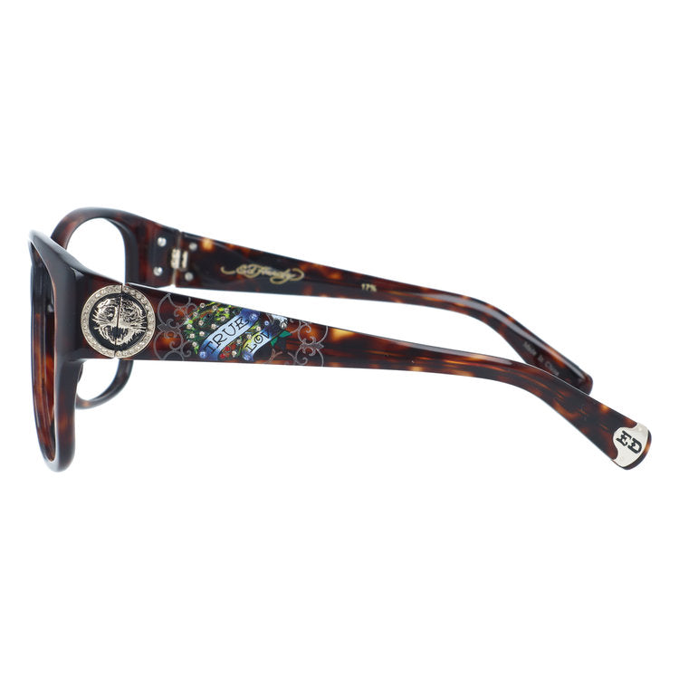 【訳あり・フレームのみ】 エドハーディー タイガー2 アジアンフィット Ed Hardy TIGER 2 EH1006 58サイズ バタフライ型 アウトレット品 べっ甲柄 ユニセックス メンズ レディース
