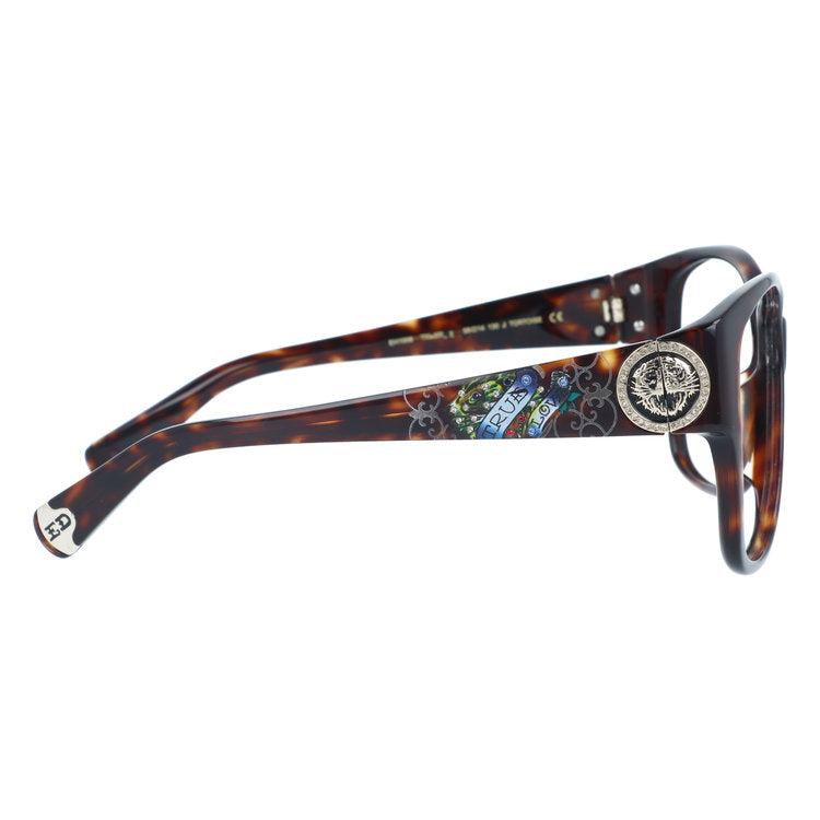 【訳あり・フレームのみ】 エドハーディー タイガー2 アジアンフィット Ed Hardy TIGER 2 EH1006 58サイズ バタフライ型 アウトレット品 べっ甲柄 ユニセックス メンズ レディース