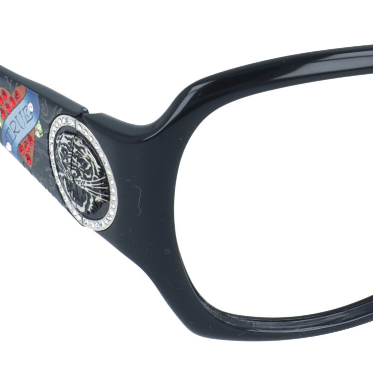 【訳あり・フレームのみ】 エドハーディー トゥルー ラブ アジアンフィット Ed Hardy TRUE LOVE 3 EH1007 58サイズ バタフライ型 アウトレット品 ユニセックス メンズ レディース