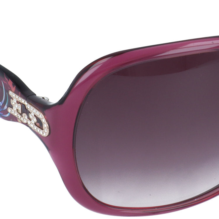 【訳あり】エドハーディー サングラス アジアンフィット Ed Hardy PHOENIX(BURGUNDY) 60サイズ バタフライ型 アウトレット品 ユニセックス メンズ レディース