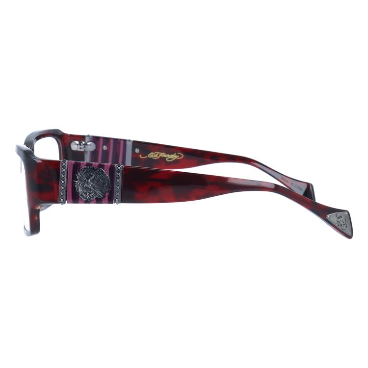 【選べる15色 ライトカラーレンズ】【訳あり】エドハーディー サングラス オリジナルライトカラーレンズ EdHardy EHOA007 4 RED HORN レッドホーン スクエア型 メンズ レディース UVカット 紫外線 ラッピング無料