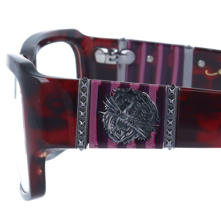 【選べる15色 ライトカラーレンズ】【訳あり】エドハーディー サングラス オリジナルライトカラーレンズ EdHardy EHOA007 4 RED HORN レッドホーン スクエア型 メンズ レディース UVカット 紫外線 ラッピング無料