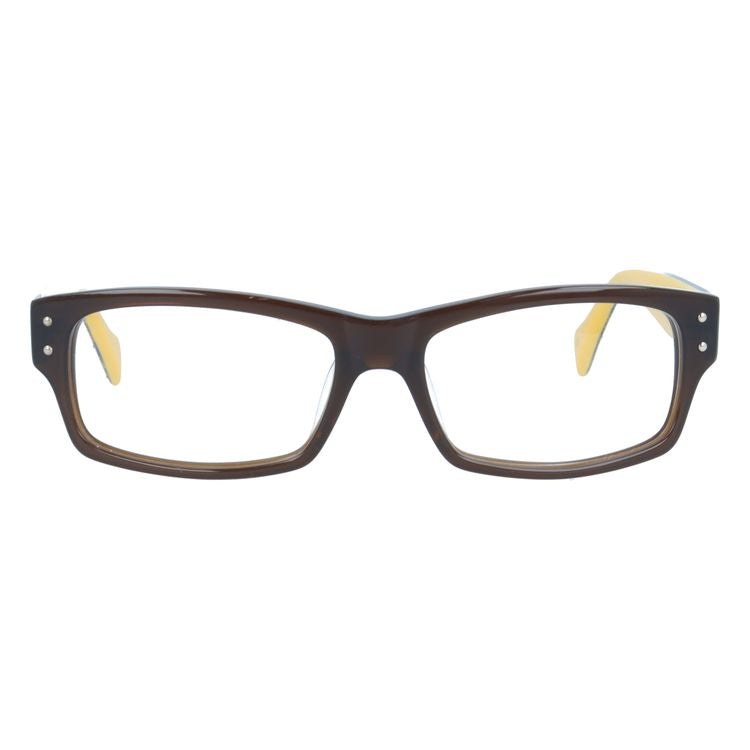 【訳あり】エドハーディー EdHardy メガネ フレーム 眼鏡 度付き 度なし 伊達 EHOA015 2 BROWN ブラウン スクエア型 メンズ レディース UVカット 紫外線 ラッピング無料