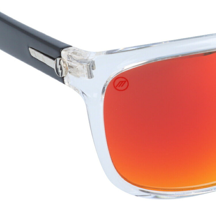 エレクトリック サングラス ノックスビル エックスエル ミラーレンズ レギュラーフィット ELECTRIC KNOXVILLE XL BLACK CRYSTAL/M GREY FIRE CHROME 60サイズ ウェリントン ユニセックス メンズ レディース ラッピング無料