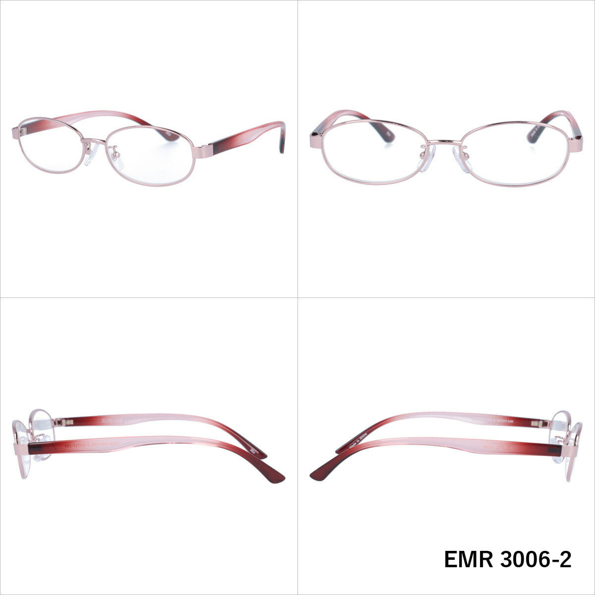 老眼鏡 シニアグラス リーディンググラス EL-Mii エルミー EMR 3006 全2カラー 51サイズ 度数+1.00?+3.50 オーバル ユニセックス メンズ レディース ラッピング無料