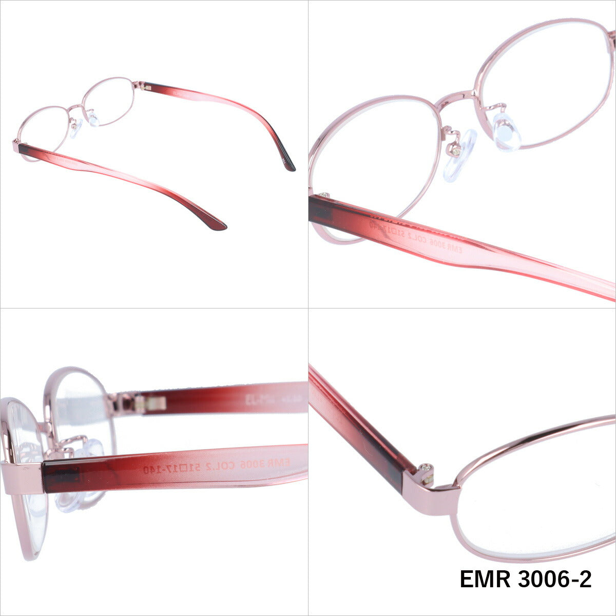 老眼鏡 シニアグラス リーディンググラス EL-Mii エルミー EMR 3006 全2カラー 51サイズ 度数+1.00?+3.50 オーバル ユニセックス メンズ レディース ラッピング無料