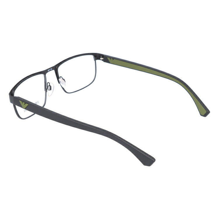 【国内正規品】メガネ 度付き 度なし 伊達メガネ 眼鏡 エンポリオアルマーニ EMPORIO ARMANI EA1086 3001 55サイズ スクエア メンズ UVカット 紫外線 ラッピング無料