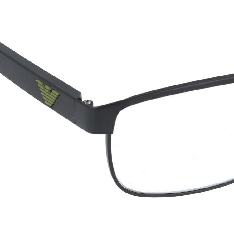 【国内正規品】メガネ 度付き 度なし 伊達メガネ 眼鏡 エンポリオアルマーニ EMPORIO ARMANI EA1086 3001 55サイズ スクエア メンズ UVカット 紫外線 ラッピング無料
