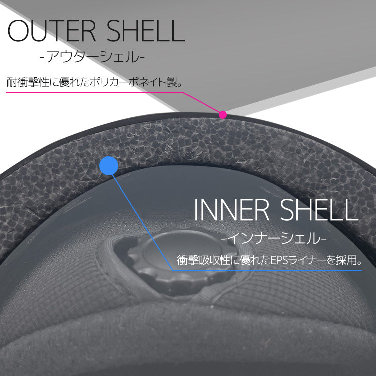 バイザー付き ヘルメット スキー スノーボード スノボ イヴァルブ EVOLVE EVH 002 全2サイズ ウィンター スポーツ ゴーグル 一体型 ハードシェル