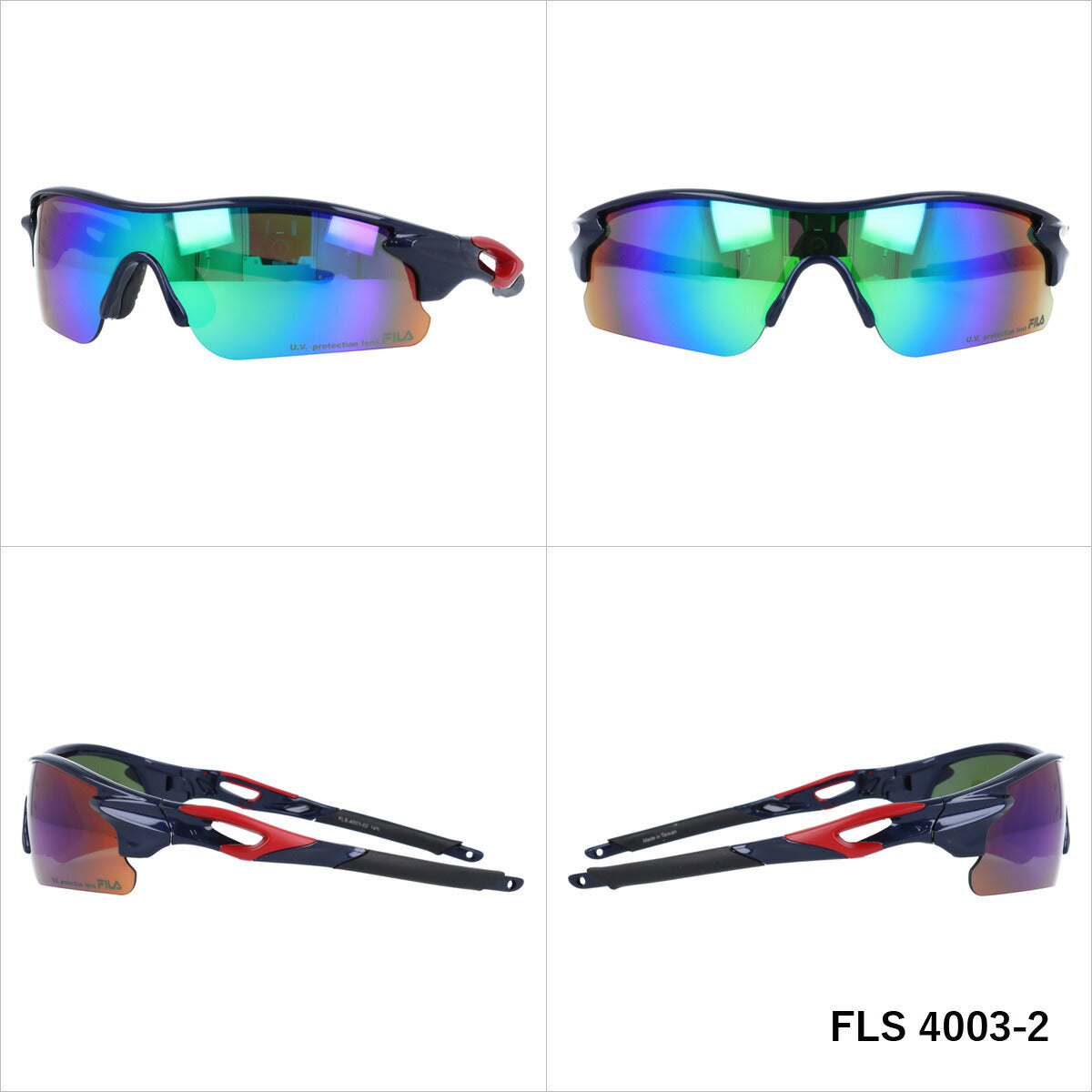 フィラ サングラス ミラーレンズ アジアンフィット FILA FLS 4003 全4カラー 135サイズ スポーツ ユニセックス メンズ レディース ラッピング無料