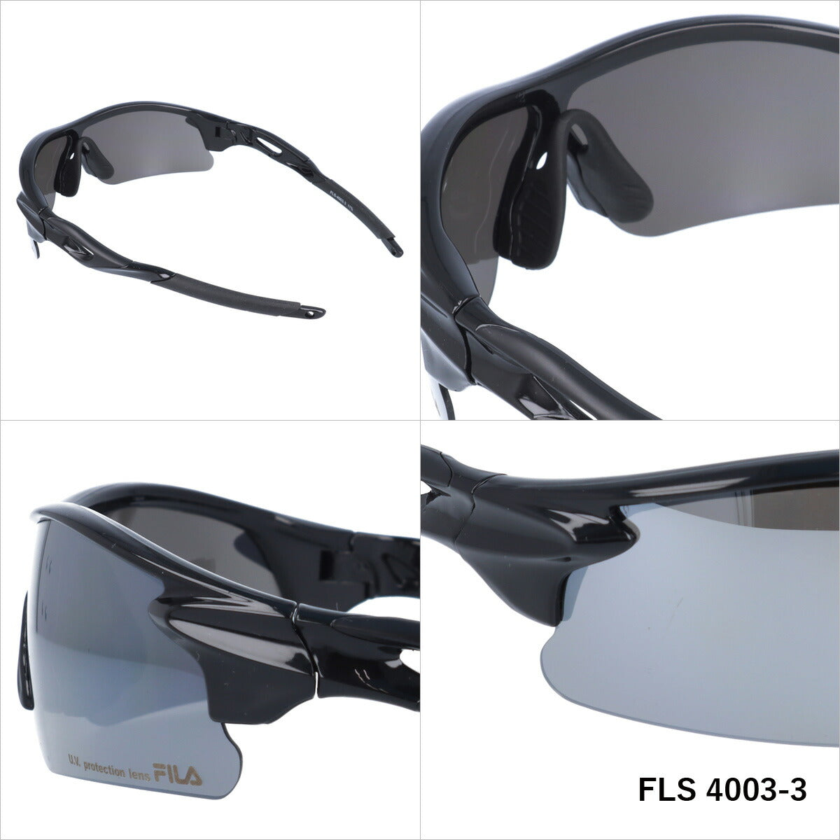 フィラ サングラス ミラーレンズ アジアンフィット FILA FLS 4003 全4カラー 135サイズ スポーツ ユニセックス メンズ レディース ラッピング無料