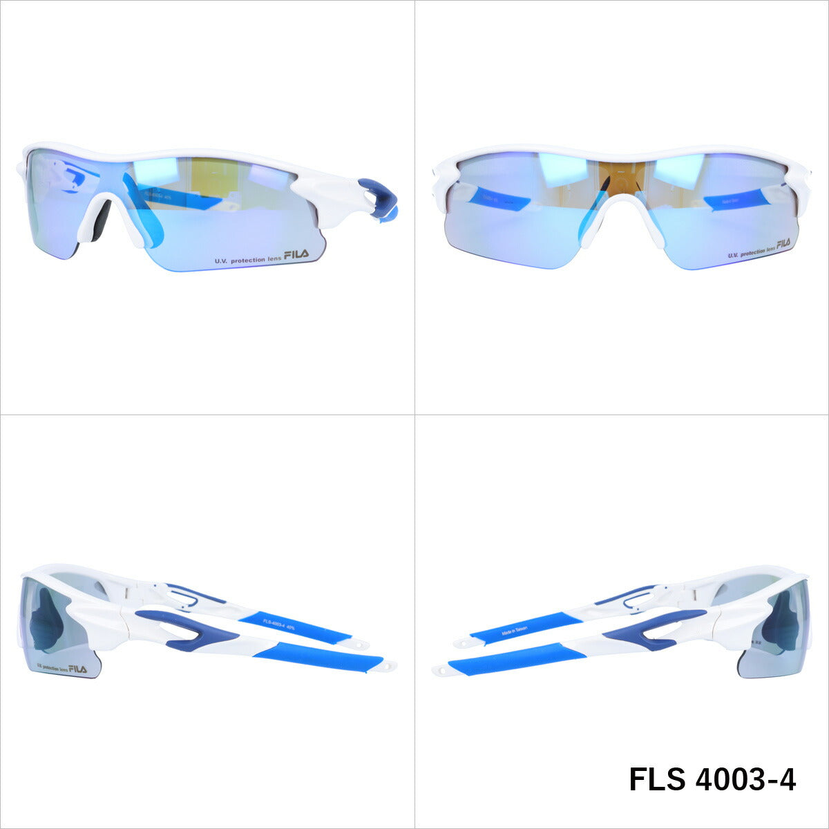フィラ サングラス ミラーレンズ アジアンフィット FILA FLS 4003 全4カラー 135サイズ スポーツ ユニセックス メンズ レディース ラッピング無料