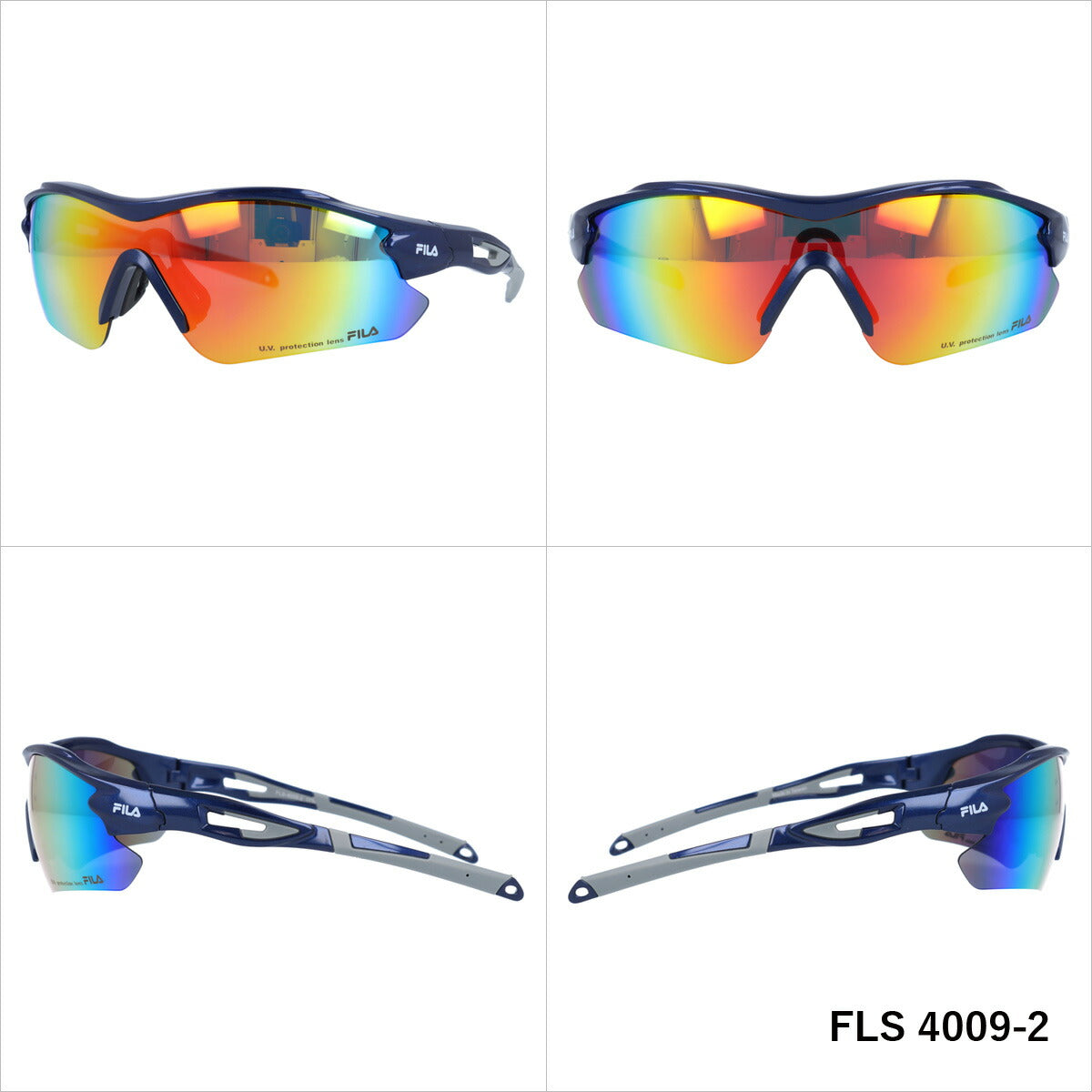 フィラ サングラス ミラーレンズ アジアンフィット FILA FLS 4009 全2カラー 140サイズ スポーツ ユニセックス メンズ レディース ラッピング無料