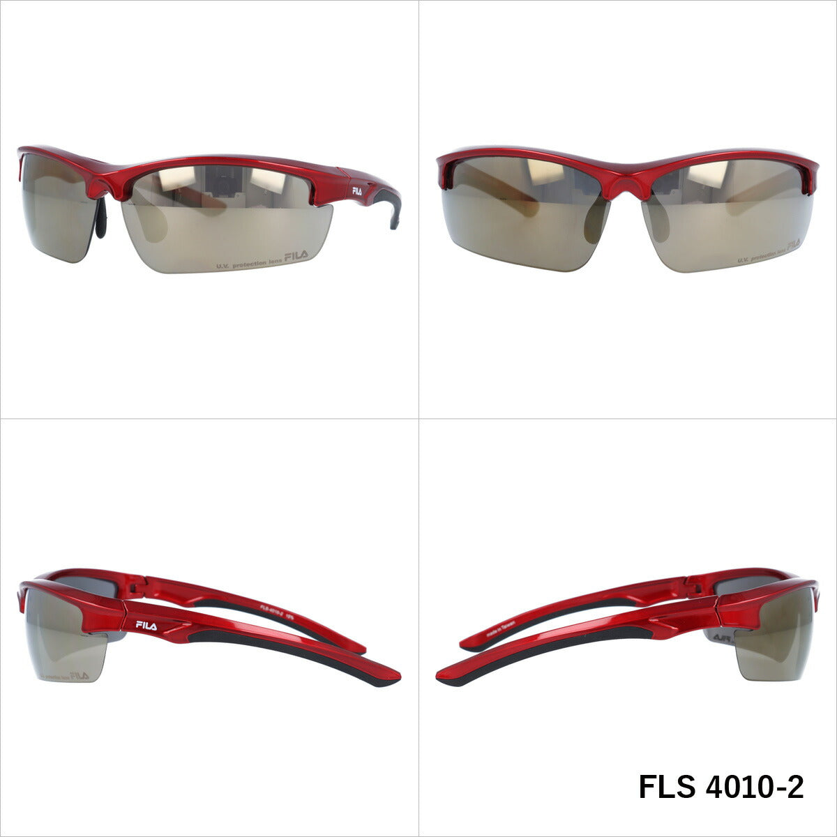 フィラ サングラス ミラーレンズ アジアンフィット FILA FLS 4010 全2カラー 135サイズ スポーツ ユニセックス メンズ レディース ラッピング無料
