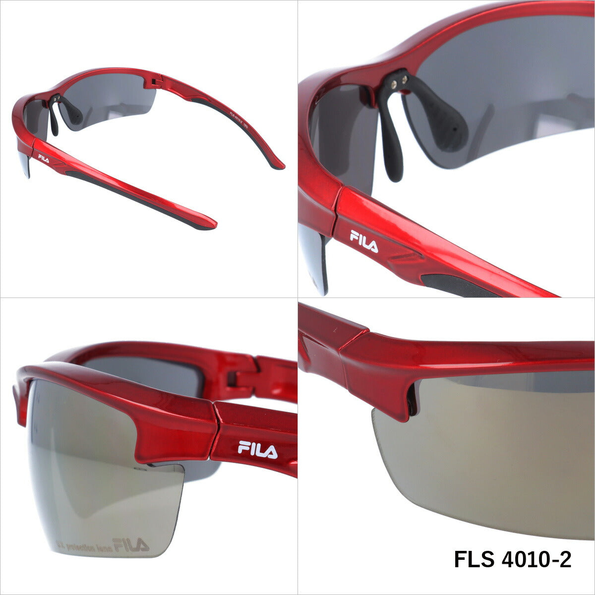 フィラ サングラス ミラーレンズ アジアンフィット FILA FLS 4010 全2カラー 135サイズ スポーツ ユニセックス メンズ レディース ラッピング無料