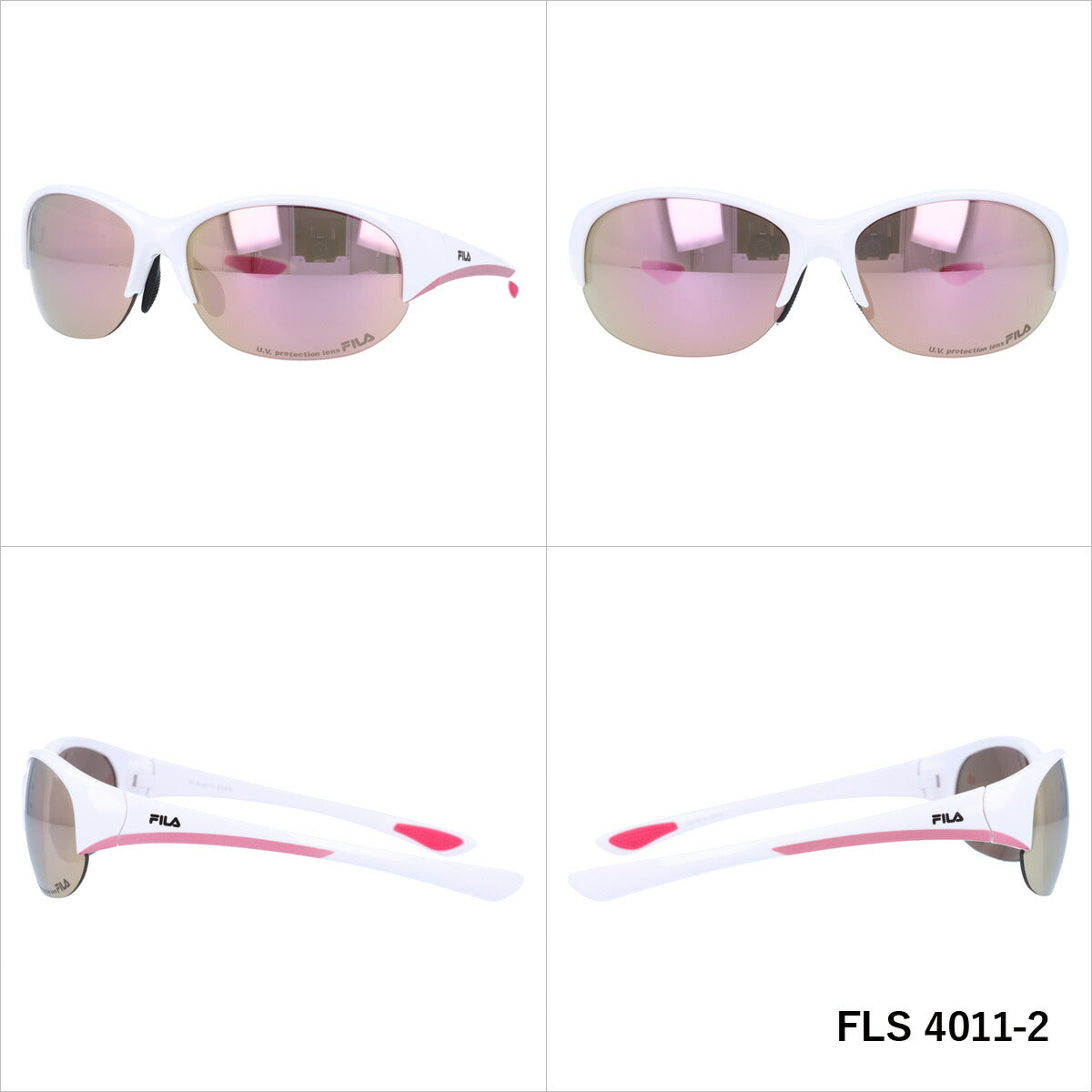 フィラ サングラス ミラーレンズ アジアンフィット FILA FLS 4011 全3カラー 61サイズ スポーツ ユニセックス メンズ レディース ラッピング無料
