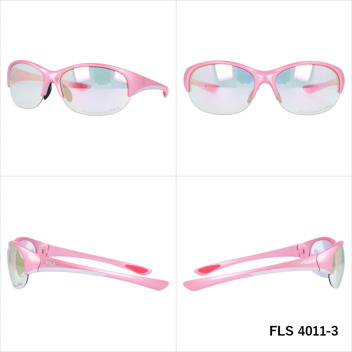 フィラ サングラス ミラーレンズ アジアンフィット FILA FLS 4011 全3カラー 61サイズ スポーツ ユニセックス メンズ レディース ラッピング無料