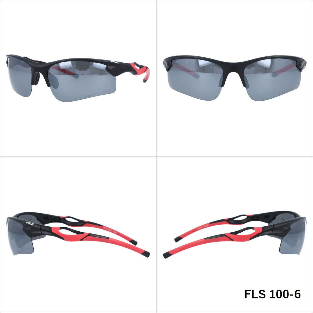 フィラ サングラス 偏光サングラス ミラーレンズ アジアンフィット FILA FLS 100 全2カラー 66サイズ スポーツ ユニセックス メンズ レディース ラッピング無料