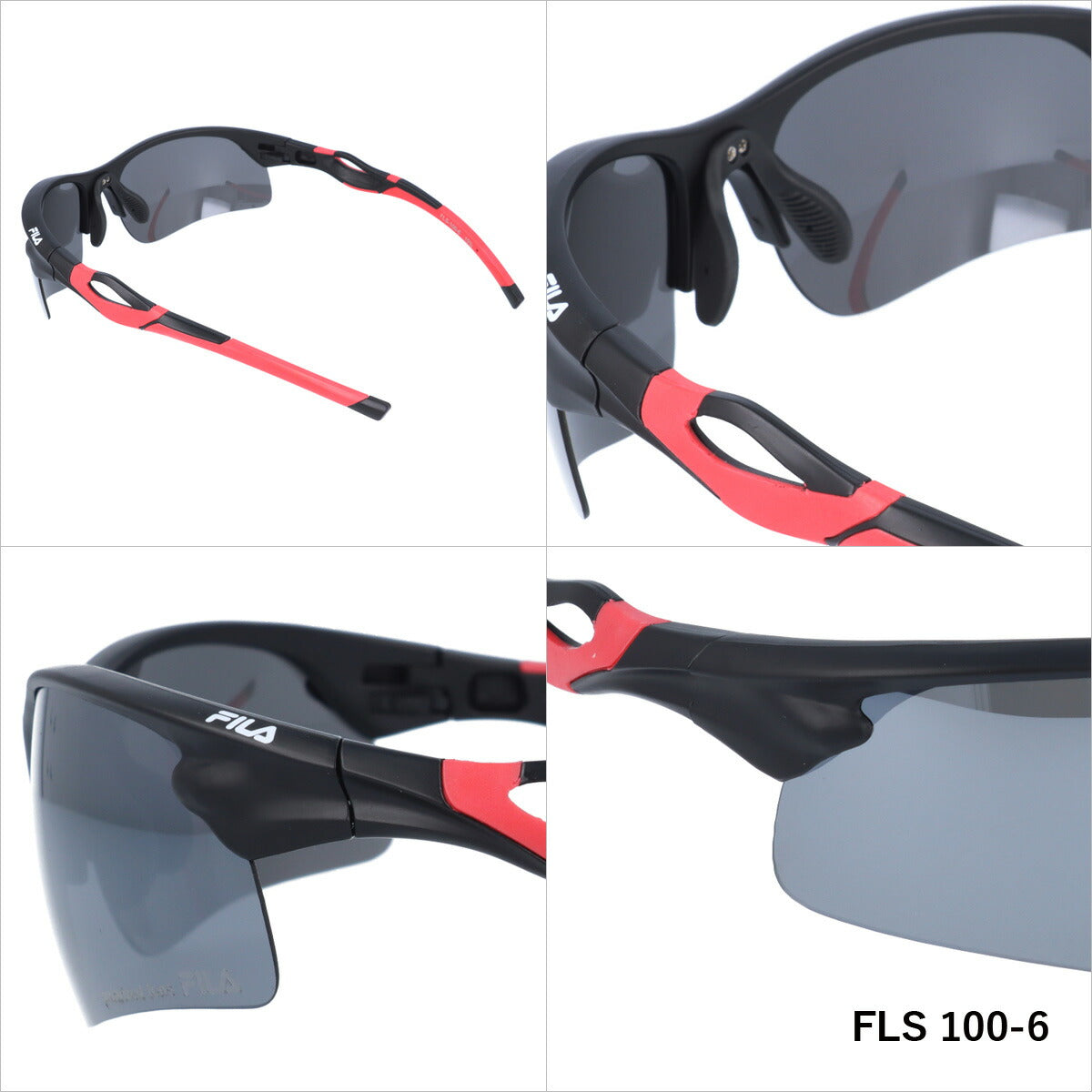 フィラ サングラス 偏光サングラス ミラーレンズ アジアンフィット FILA FLS 100 全2カラー 66サイズ スポーツ ユニセックス メンズ レディース ラッピング無料