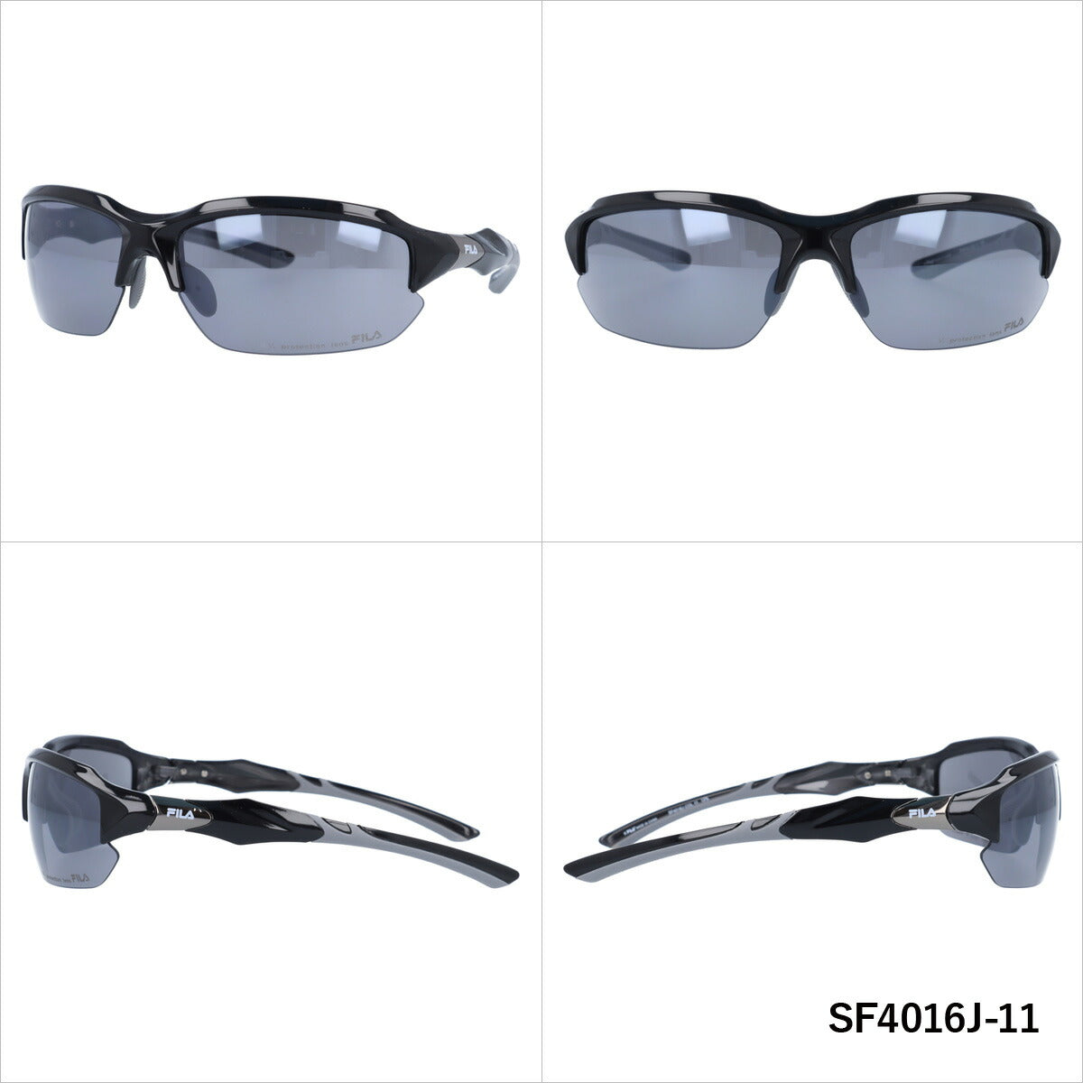 【国内正規品】フィラ サングラス ミラーレンズ アジアンフィット(フレキシブルノーズバッド) FILA SF4016J 全5カラー 65サイズ スポーツ ユニセックス メンズ レディース ハーフリム ラッピング無料