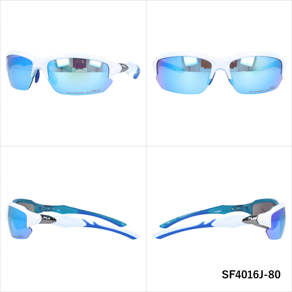 【国内正規品】フィラ サングラス ミラーレンズ アジアンフィット(フレキシブルノーズバッド) FILA SF4016J 全5カラー 65サイズ スポーツ ユニセックス メンズ レディース ハーフリム ラッピング無料