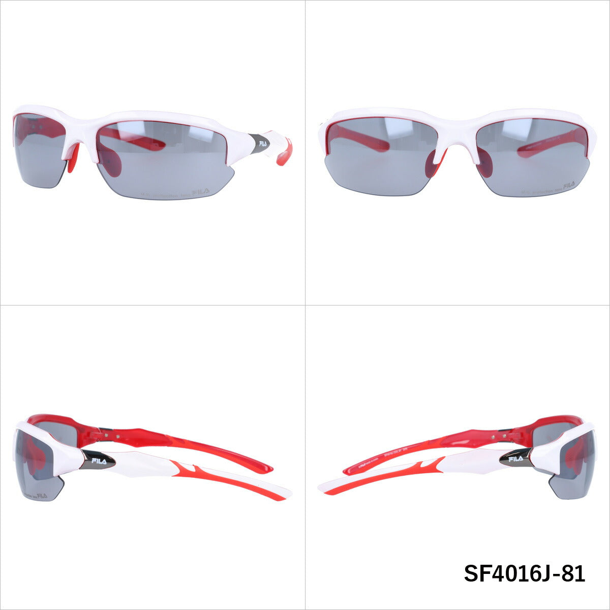 【国内正規品】フィラ サングラス ミラーレンズ アジアンフィット(フレキシブルノーズバッド) FILA SF4016J 全5カラー 65サイズ スポーツ ユニセックス メンズ レディース ハーフリム ラッピング無料