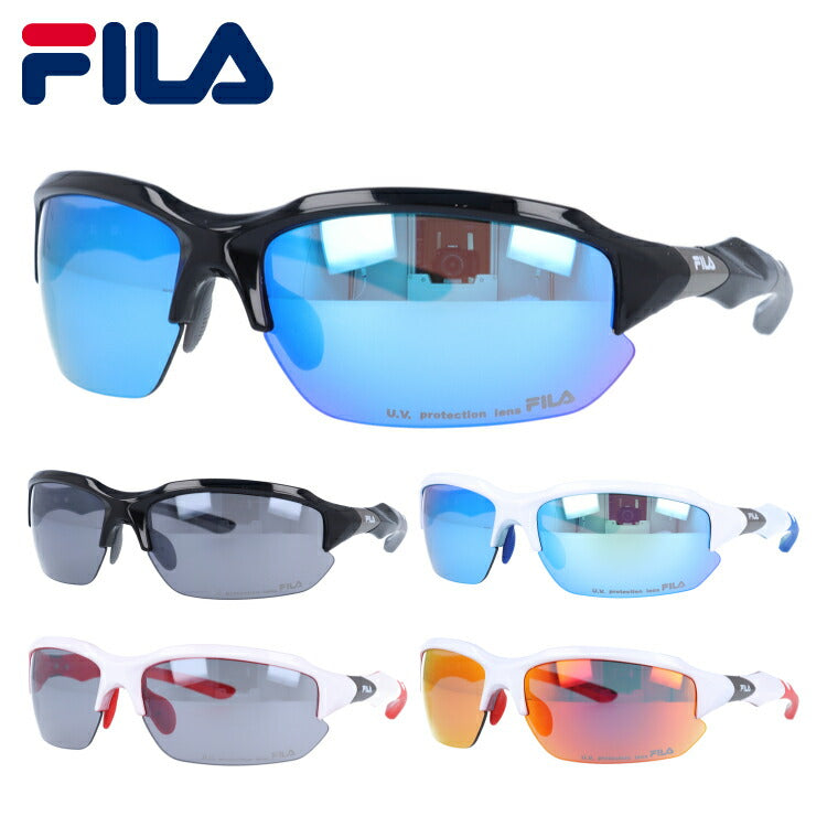 【国内正規品】フィラ サングラス ミラーレンズ アジアンフィット(フレキシブルノーズバッド) FILA SF4016J 全5カラー 65サイズ スポーツ ユニセックス メンズ レディース ハーフリム ラッピング無料