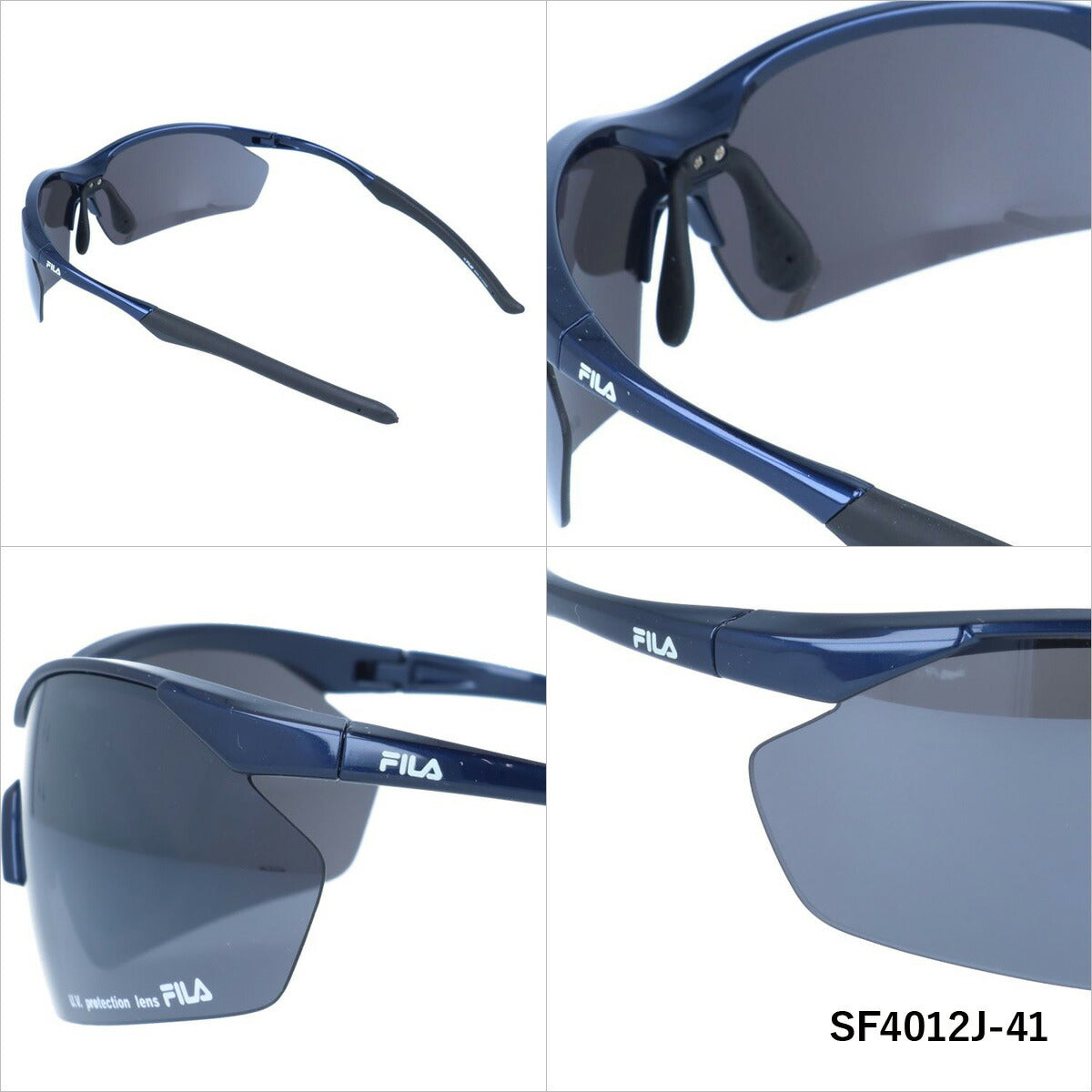 フィラ サングラス ミラーレンズ アジアンフィット(フレキシブルノーズパッド) FILA SF4012J 全5カラー 169サイズ スポーツ ユニセックス メンズ レディース コストパフォーマンスモデル