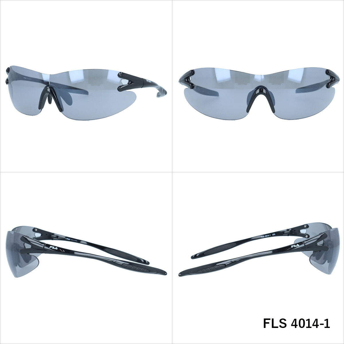 フィラ サングラス ミラーレンズ アジアンフィット(フレキシブルノーズパッド) FILA FLS4014 88サイズ スポーツ型 ユニセックス メンズ レディース