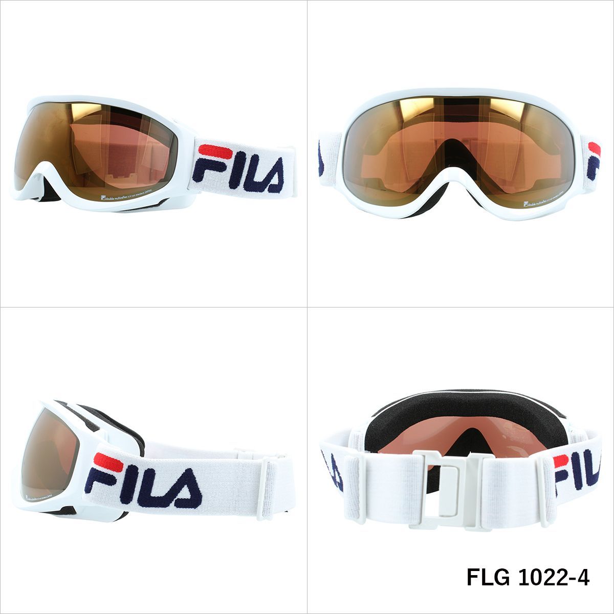 FILA フィラ FLG 1022 眼鏡対応 ミラーレンズ スノーゴーグル スキー スノーボード スノボ 球面ダブルレンズ フレームあり メンズ レディース ウィンタースポーツ 曇り防止 曇り止め 誕生日 プレゼント 男性 女性