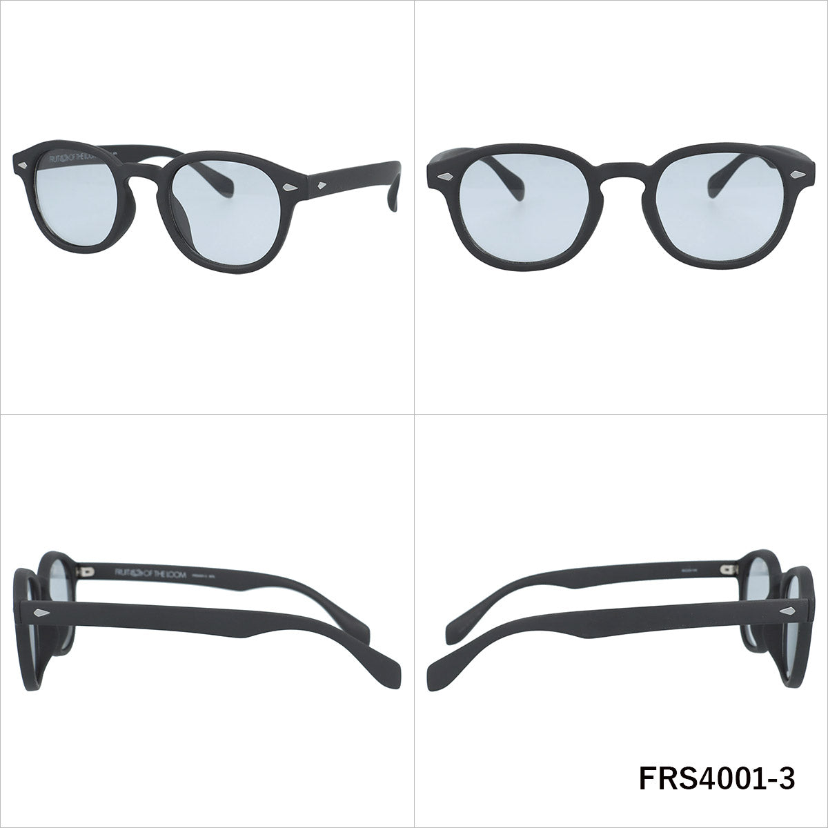 フルーツオブザルーム サングラス UV99%カット アジアンフィット FRUIT OF THE LOOM FRS4001 全3カラー 50サイズ ウェリントン型 ユニセックス メンズ レディース