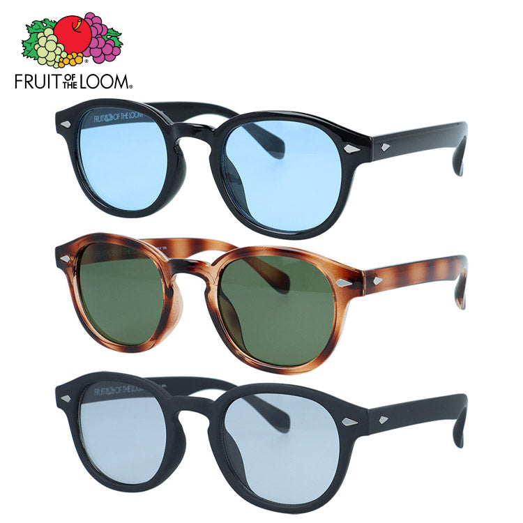 フルーツオブザルーム サングラス UV99%カット アジアンフィット FRUIT OF THE LOOM FRS4001 全3カラー 50サイズ ウェリントン型 ユニセックス メンズ レディース