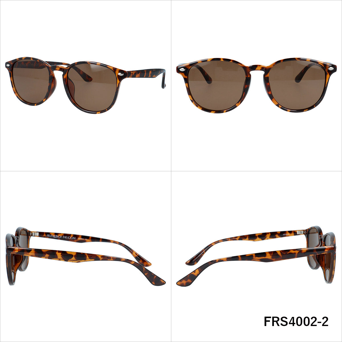 フルーツオブザルーム サングラス アジアンフィット FRUIT OF THE LOOM FRS4002 全3カラー 53サイズ ウェリントン型 ユニセックス メンズ レディース