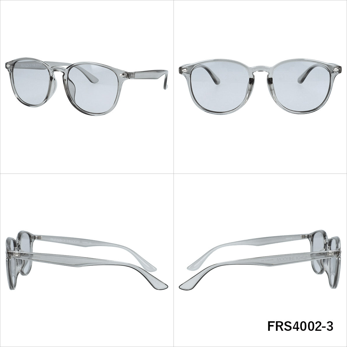 フルーツオブザルーム サングラス アジアンフィット FRUIT OF THE LOOM FRS4002 全3カラー 53サイズ ウェリントン型 ユニセックス メンズ レディース