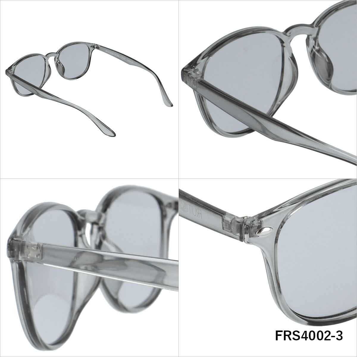 フルーツオブザルーム サングラス アジアンフィット FRUIT OF THE LOOM FRS4002 全3カラー 53サイズ ウェリントン型 ユニセックス メンズ レディース