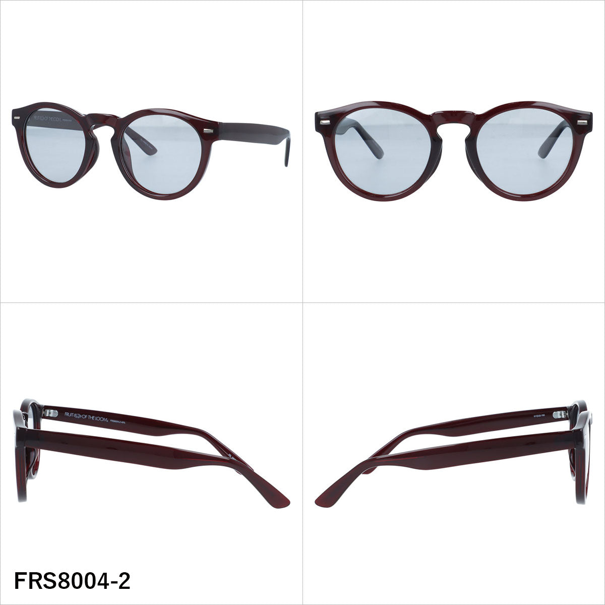 フルーツオブザルーム サングラス 偏光 調光サングラス アジアンフィット FRUIT OF THE LOOM FRS8004 51サイズ 全3カラー ボストン型 ポラライズド フォトクロミック ユニセックス メンズ レディース